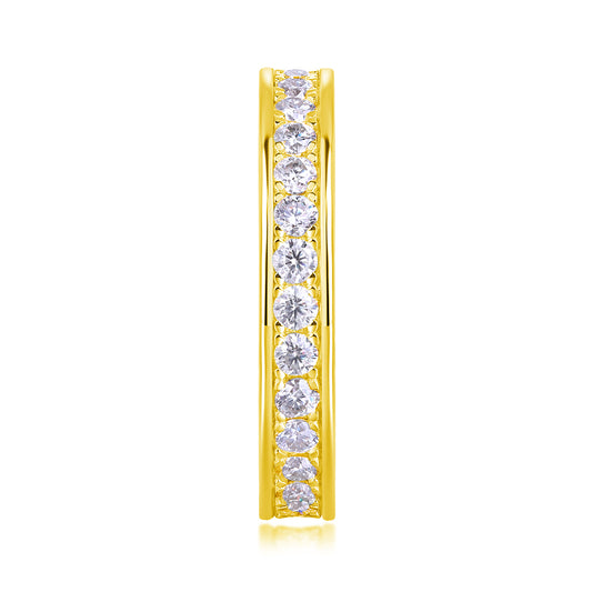 Luxury Moissanite Trajectory Ring – S925 Silver