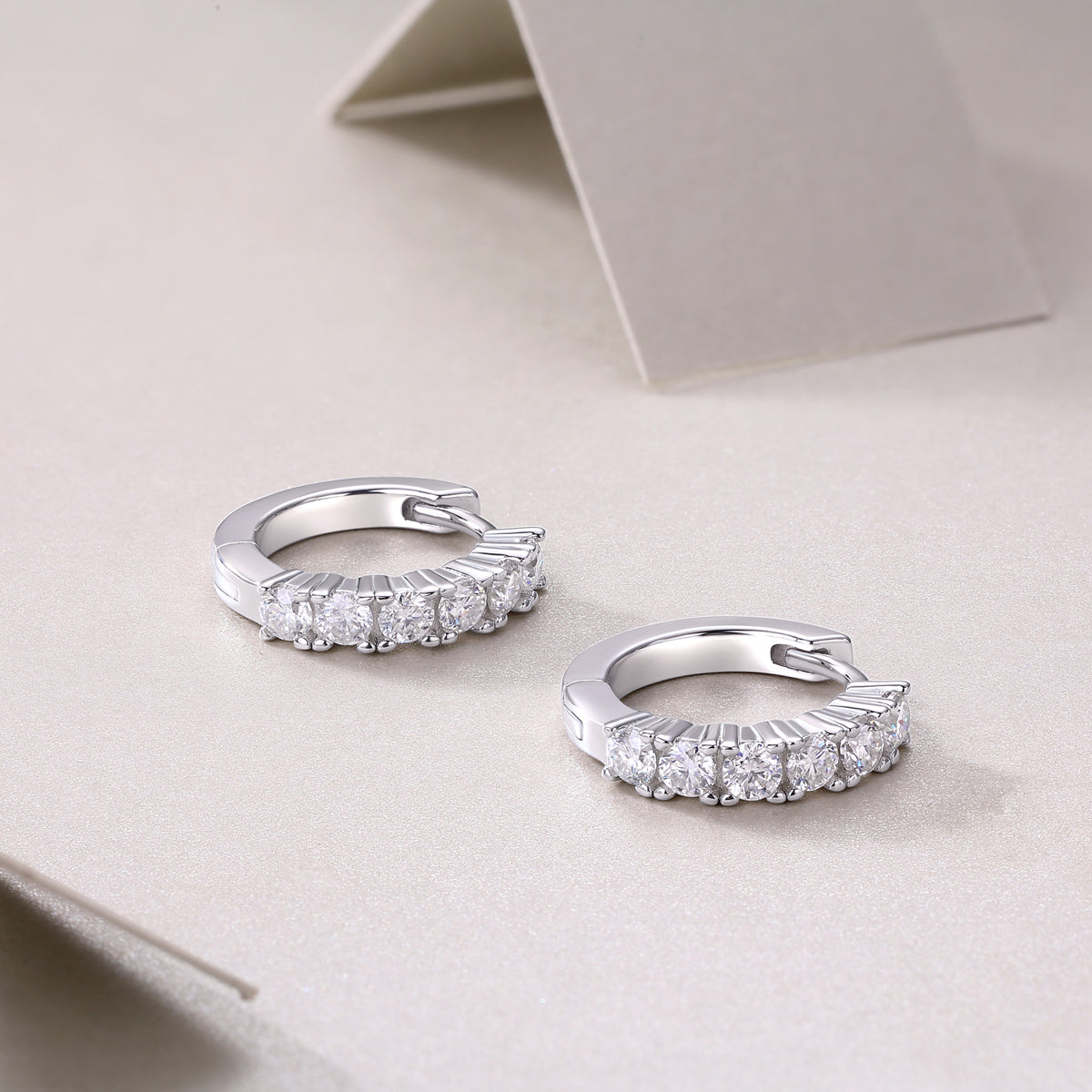 Moissanite S925 Silver Stud Earrings