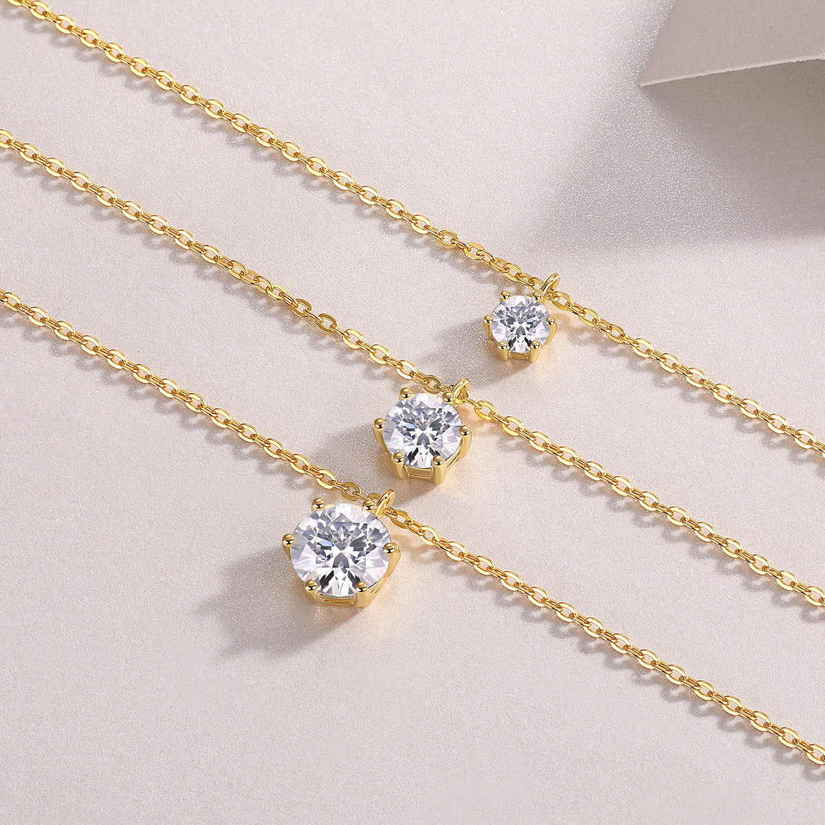 2ct Moissanite Pendant Necklace