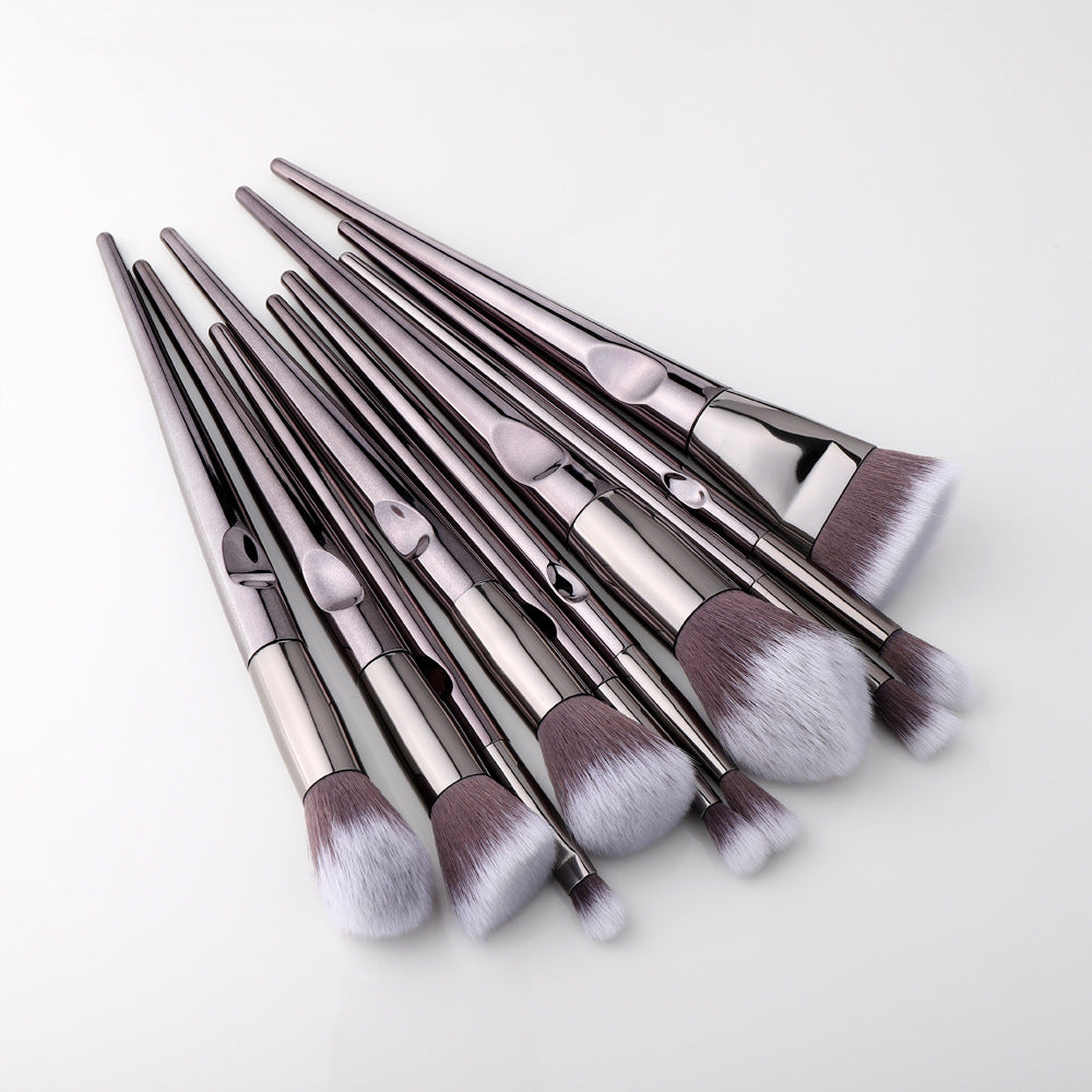 Pink makeup brush set makeup kit 10 pc set soft brushes set