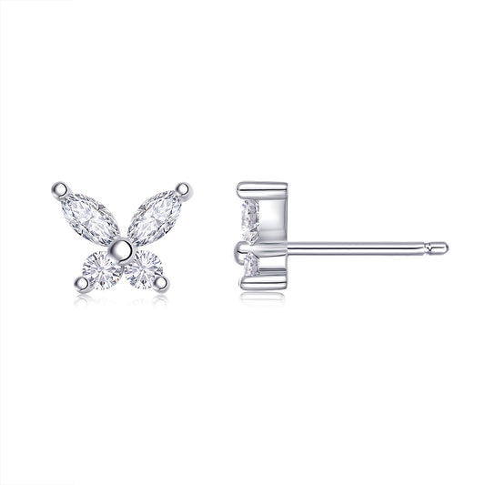 Luxury Moissanite Stud Earrings – S925 Silver