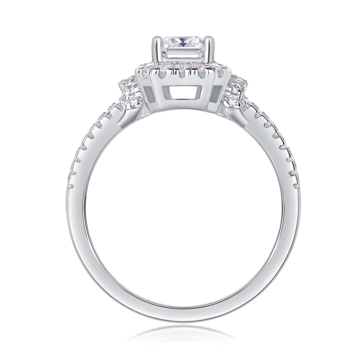 Luxury Moissanite Dream Ring – S925 Silver