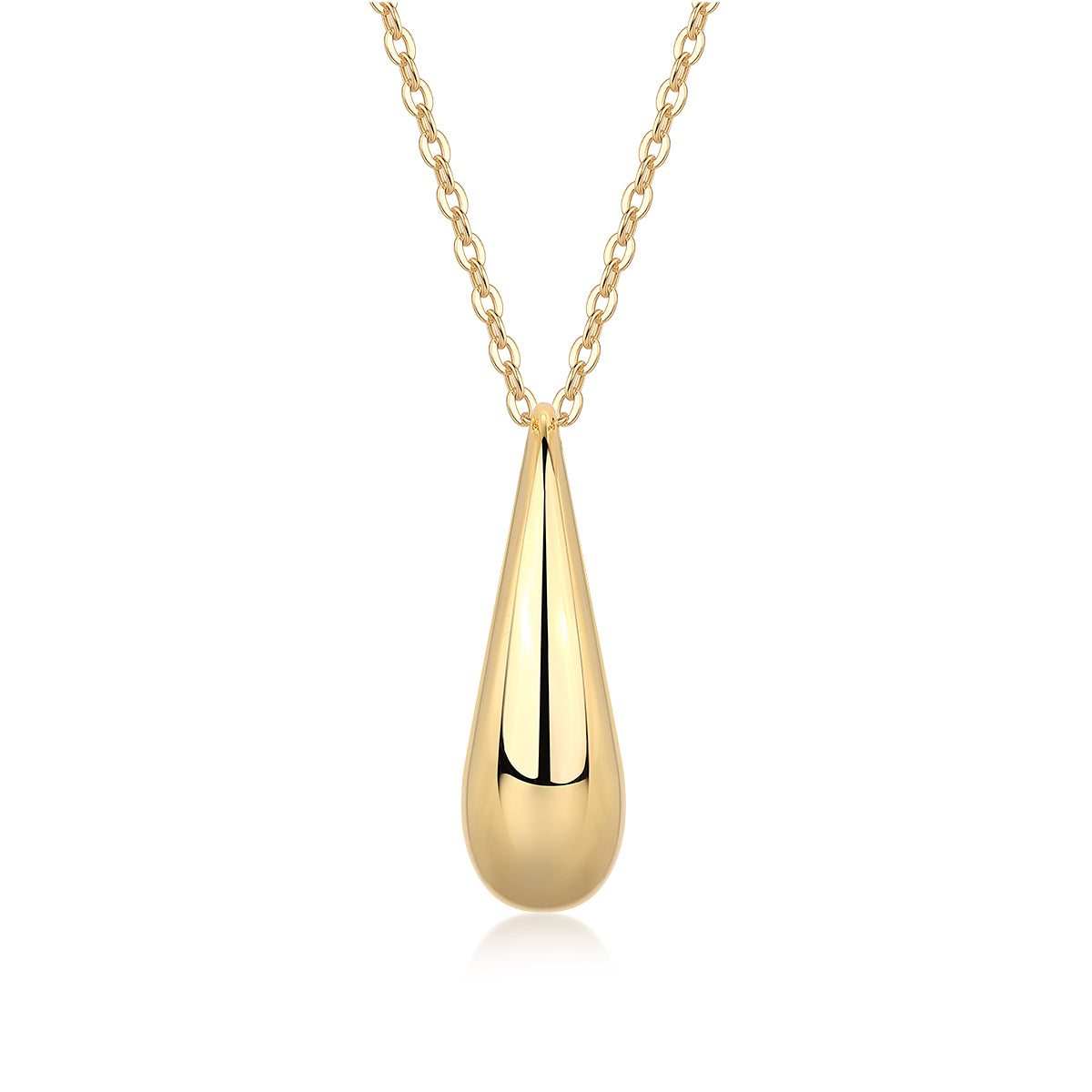Luxury Moissanite Love Pendant Necklace – S925 Gold Plated