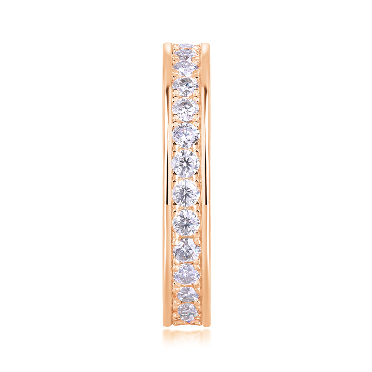 Luxury Moissanite Trajectory Ring – S925 Silver