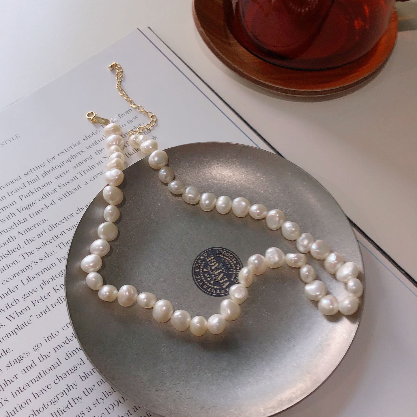 Baroque Pearl Necklace for Women