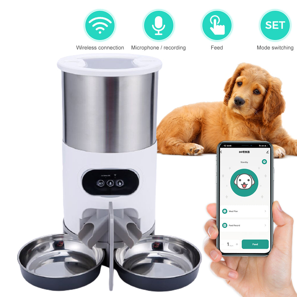 Automatic Smart Pet Feeder with App Control – Fresh Meals Anytime | Dogs & Cats