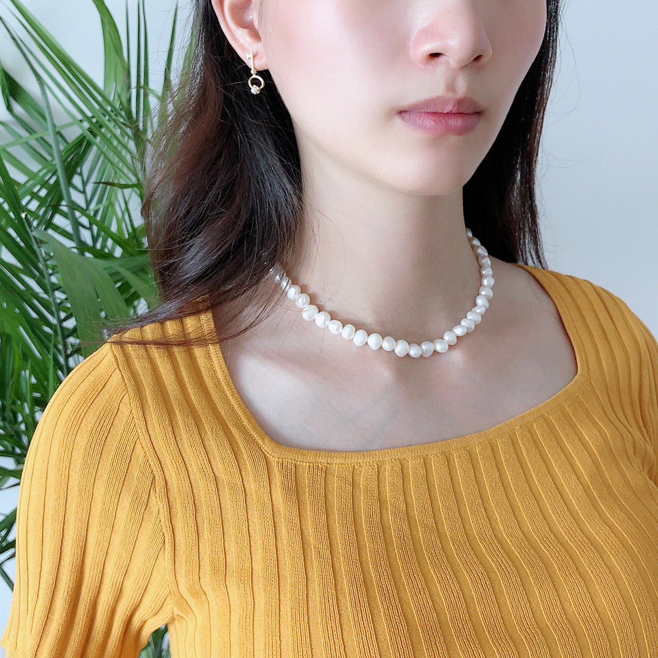 Baroque Pearl Necklace for Women