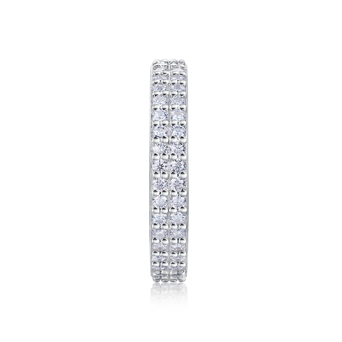 Luxury Starlight Moissanite Ring – S925 Silver