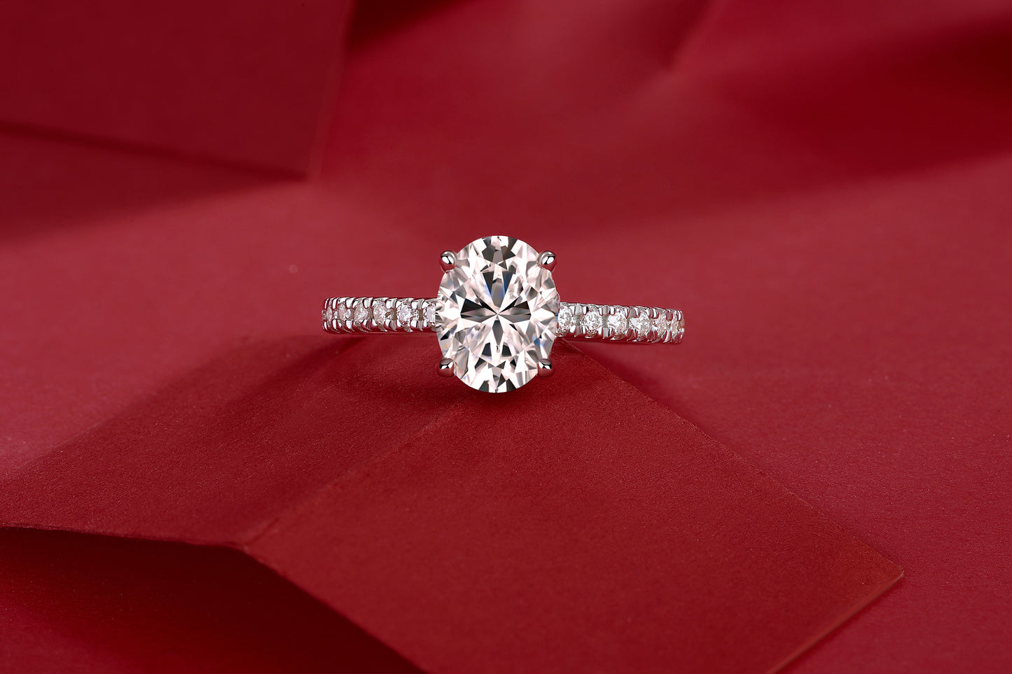 Luxury Moissanite Cinderella Ring – S925 Silver
