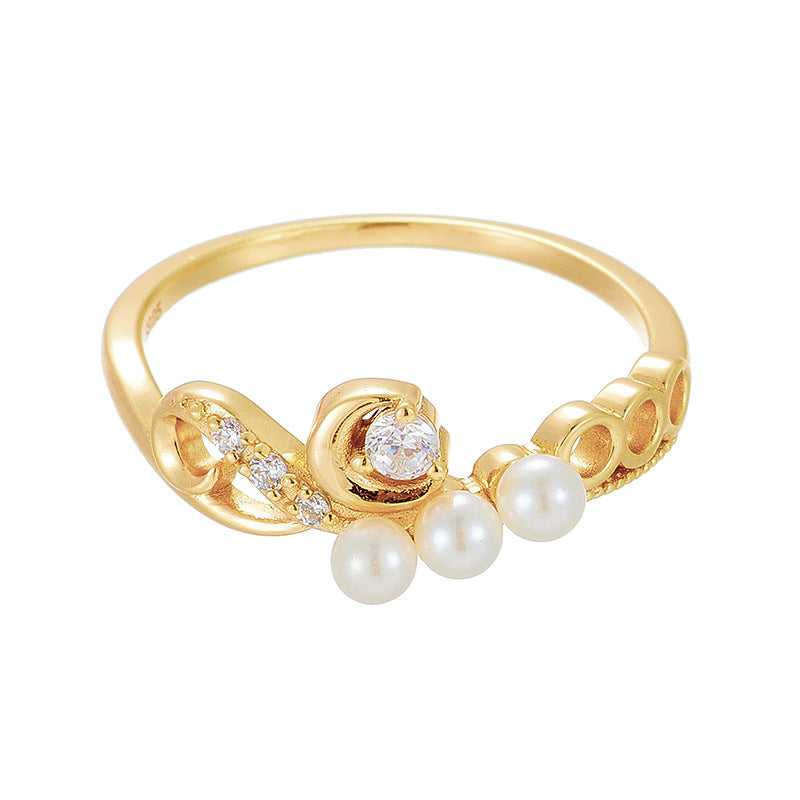 Natural Freshwater Pearl Finger Ring