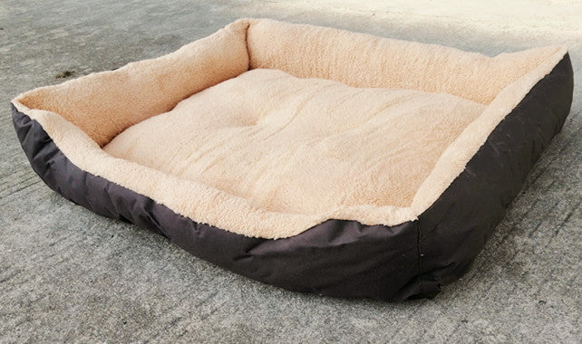 Luxury Plush Orthopedic Dog Bed – Soft Lamb Wool Pet Nest with Oxford Base (L / XL / XXL)