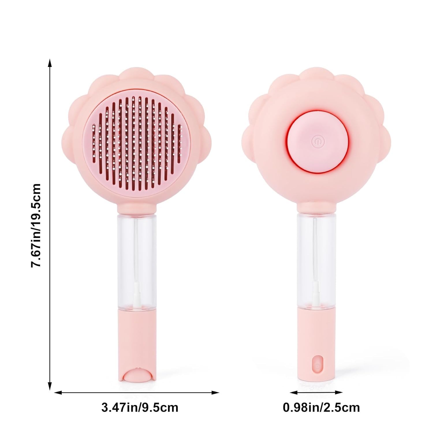 Cat Brushes For Indoor Cats With Release Button Cat Brush For Shedding Massage Grooming Self Cleaning Slicker Brush For Dogs Cats Pet Brush Comb For Long Short Hair Cats Remove Loose Fur