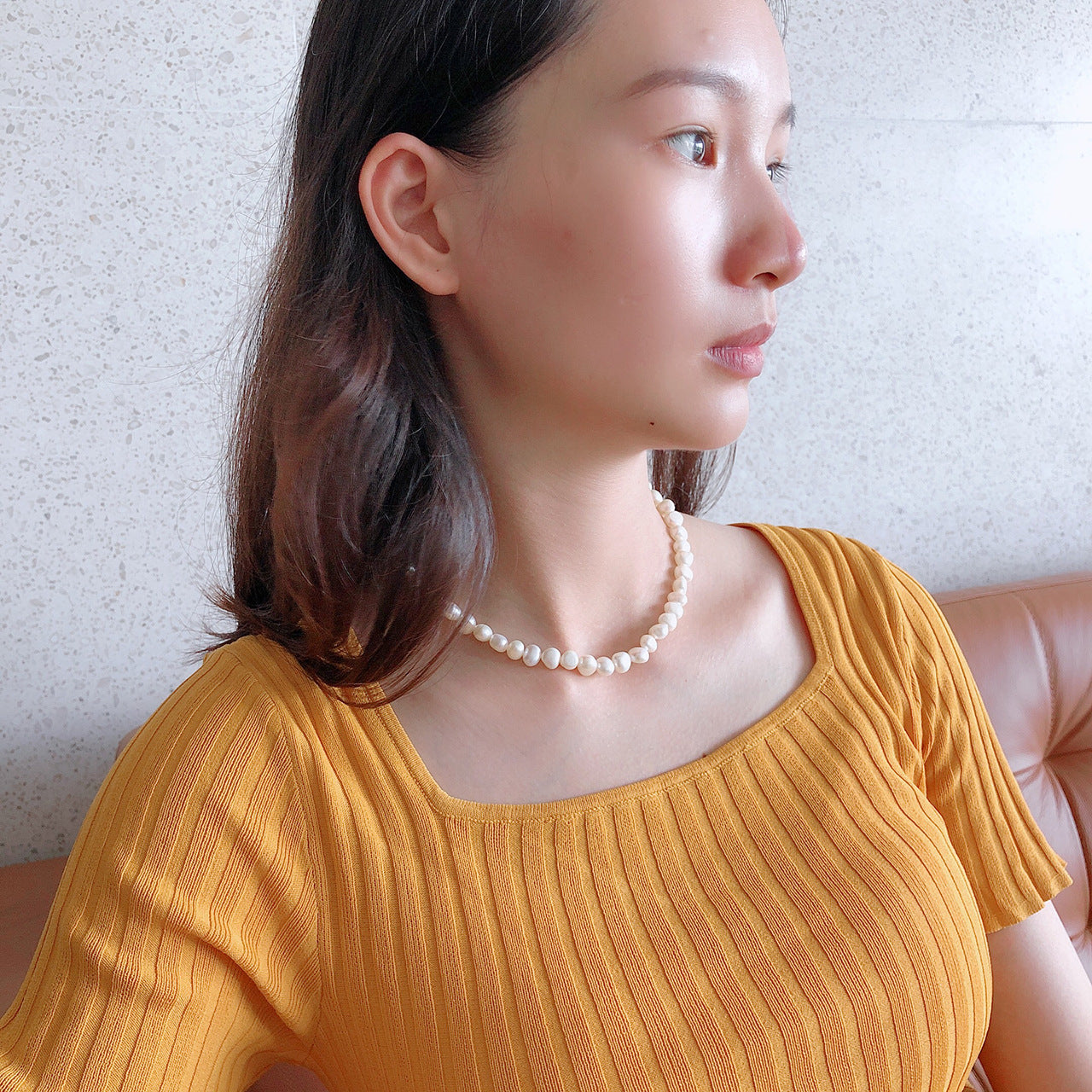 Baroque Pearl Necklace for Women