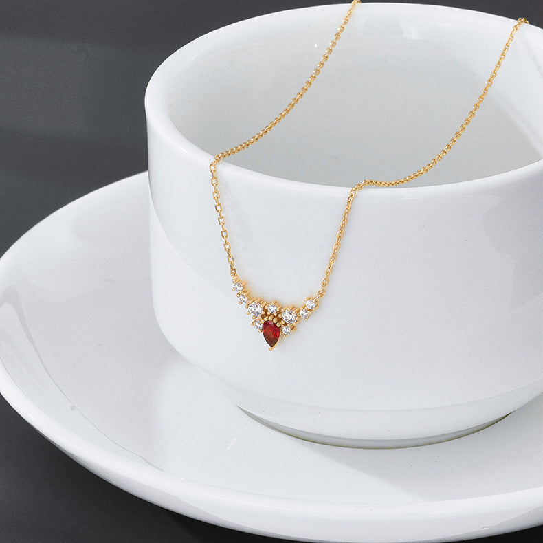 Advanced Red Pomegranate Necklace