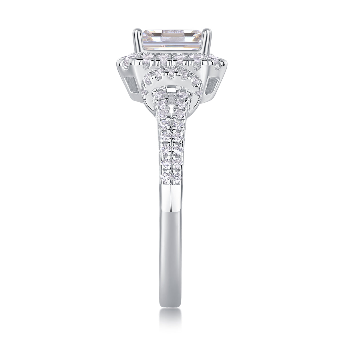 Luxury Moissanite Dream Ring – S925 Silver