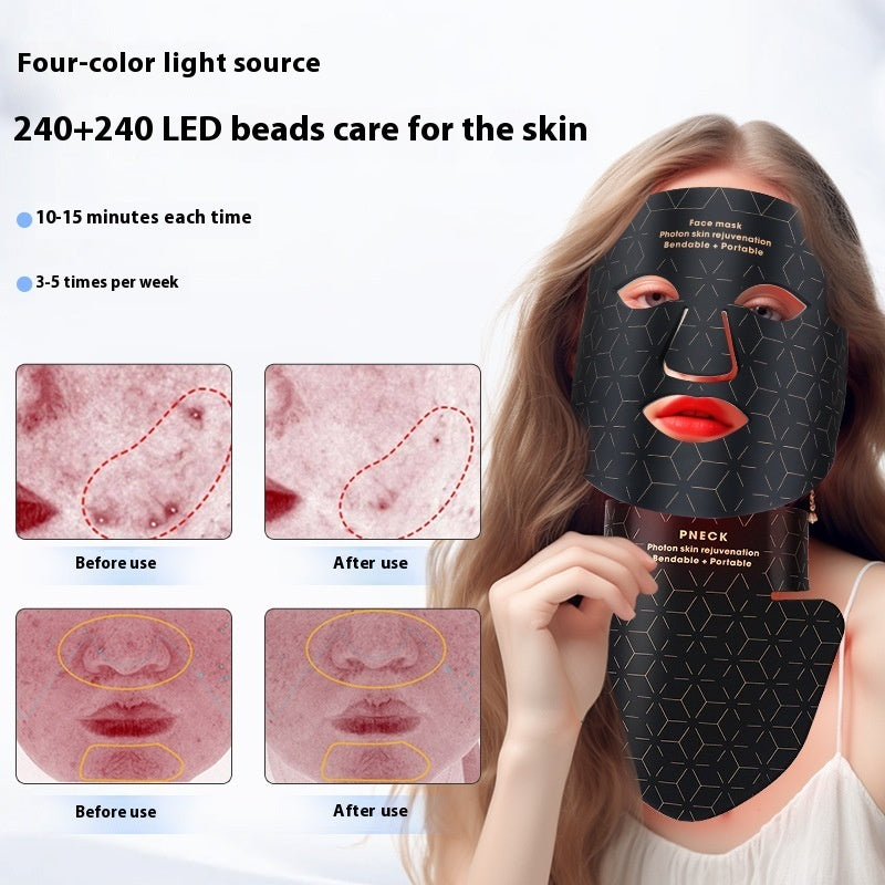 LED Light Therapy Mask Collagen boosting Red light Blue light Therapy