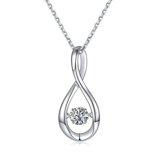 Luxury Moissanite Pendant Necklace – S925 Silver