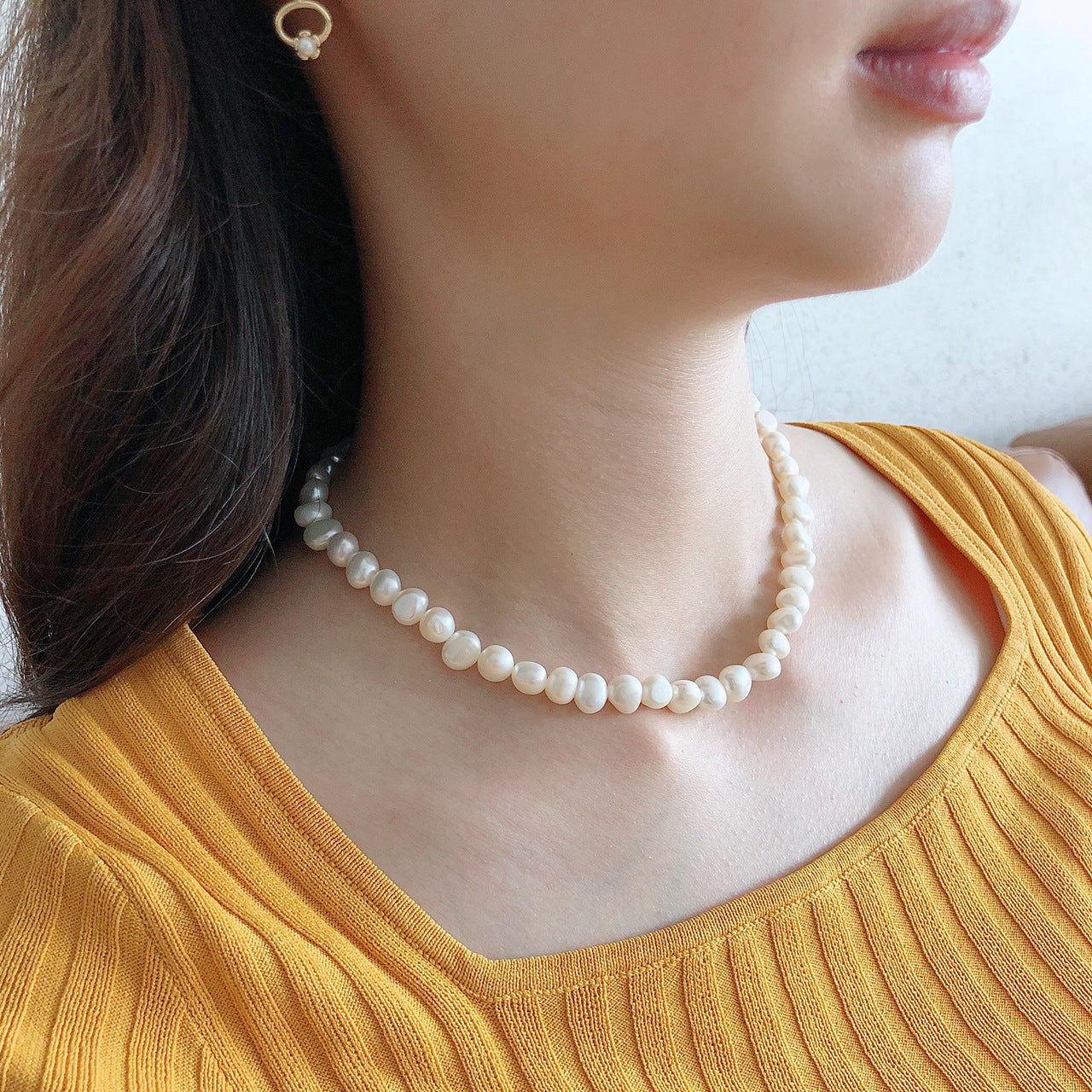 Baroque Pearl Necklace for Women
