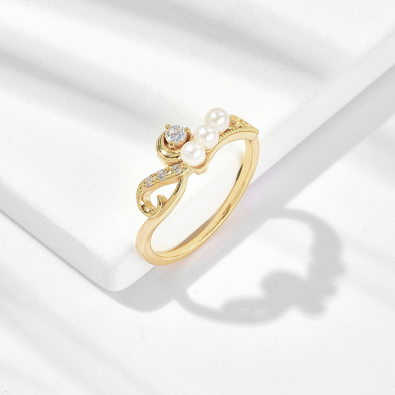 Natural Freshwater Pearl Finger Ring