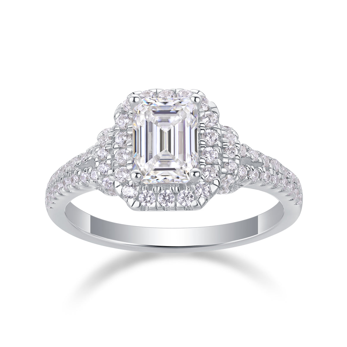 Luxury Moissanite Dream Ring – S925 Silver