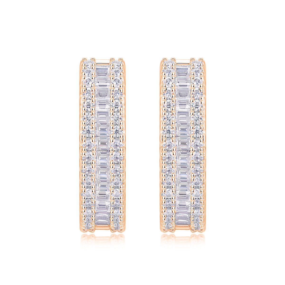 Luxury Moissanite Stud Earrings – S925 Silver