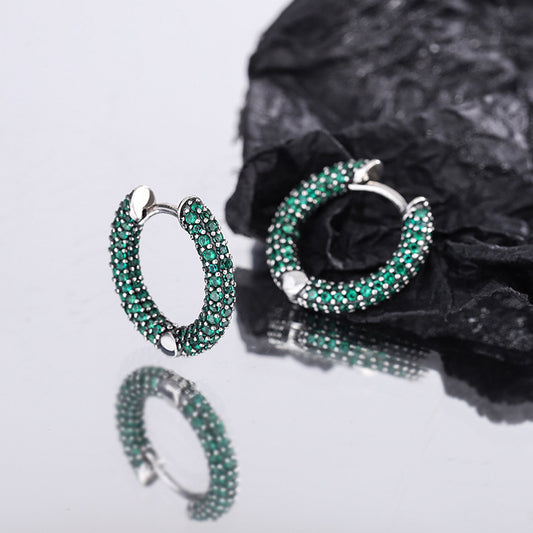 S925 Sterling Silver Creative C-Shape Earrings