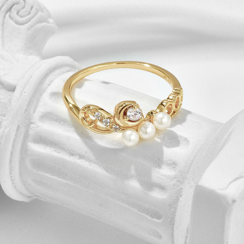 Natural Freshwater Pearl Finger Ring