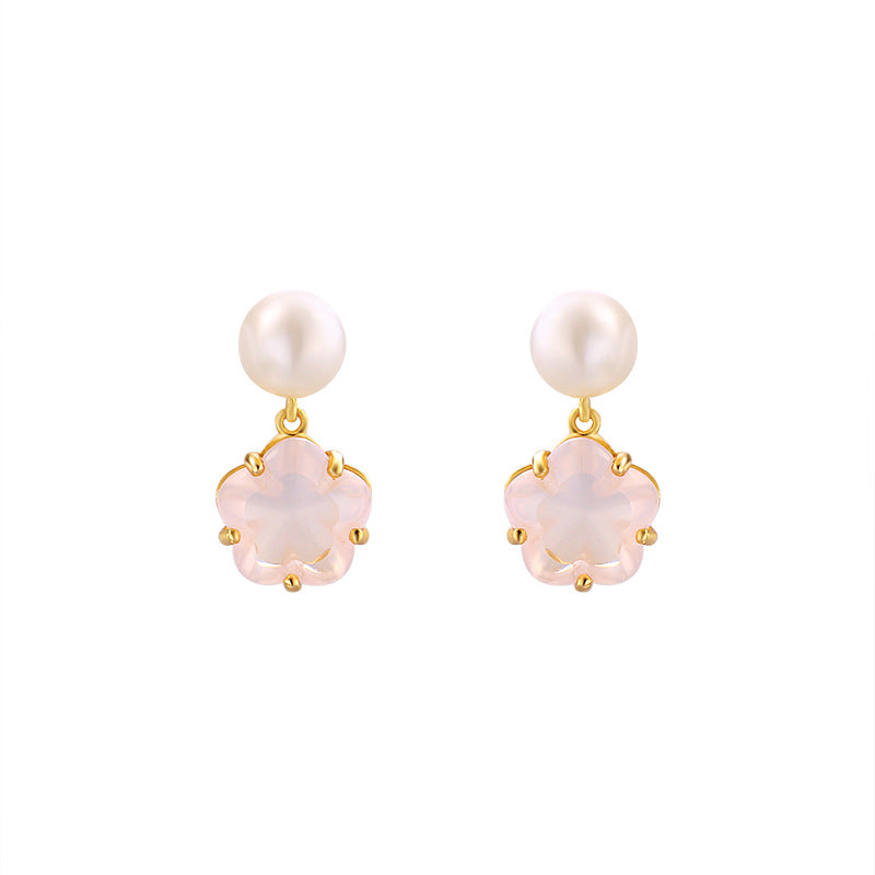 Anti Allergic Natural Crystal Earrings