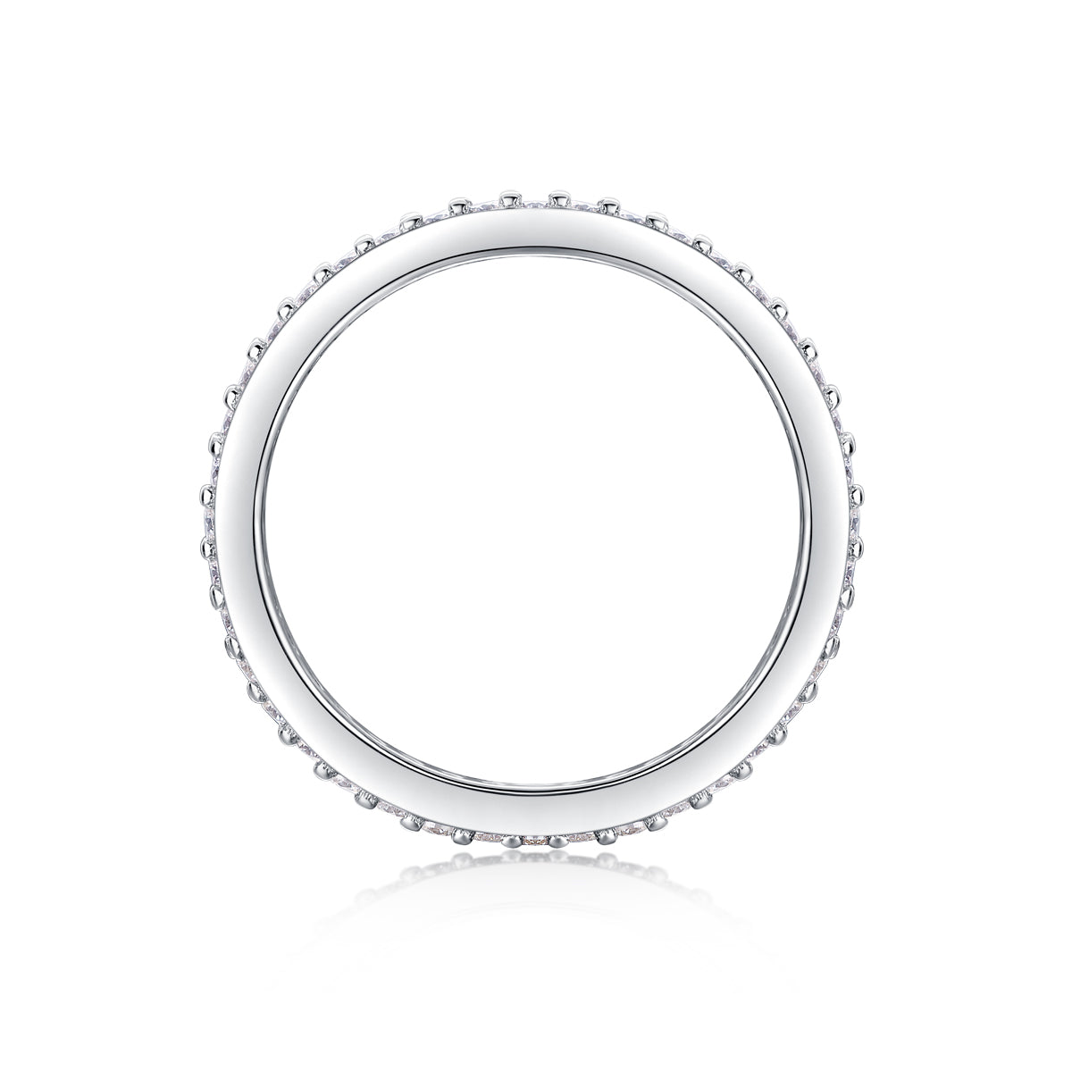 Luxury Starlight Moissanite Ring – S925 Silver