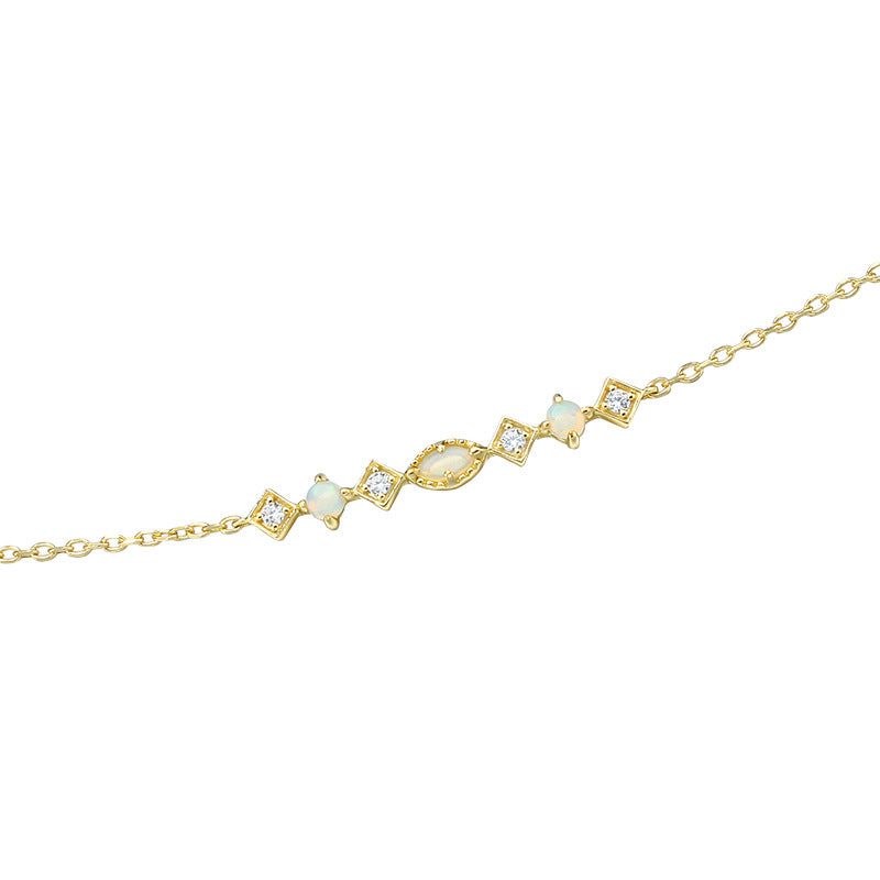 Simple Diamond Australian Treasure Bracelet Lady