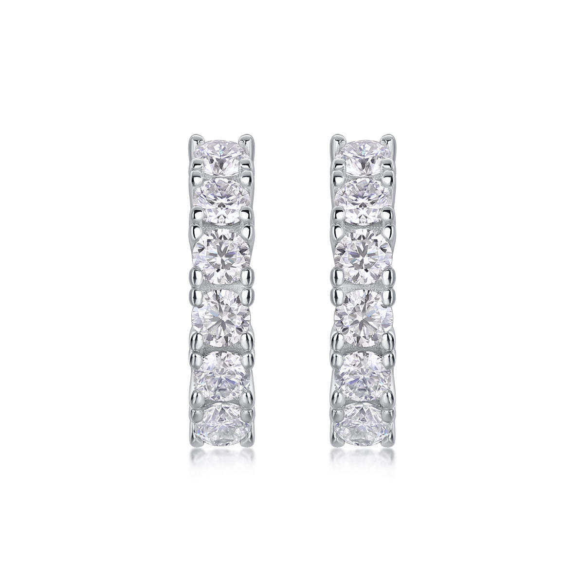 Moissanite S925 Silver Stud Earrings