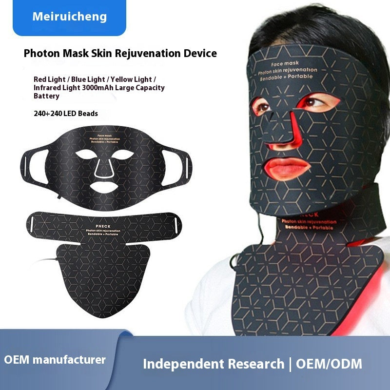 LED Light Therapy Mask Collagen boosting Red light Blue light Therapy
