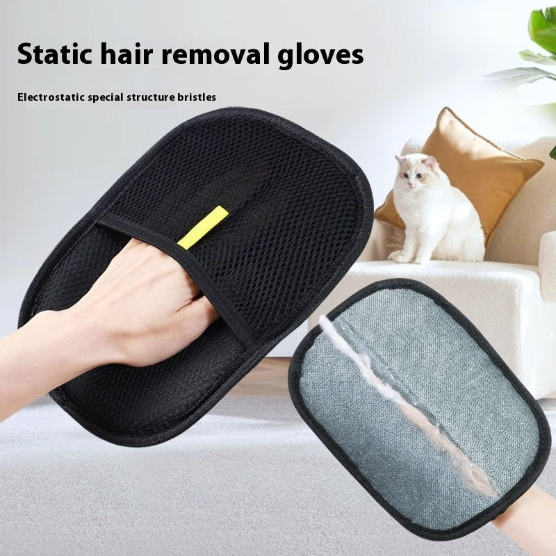 2 Pcs pet hair, cat hair, dog hair, grooming glove, fur remover