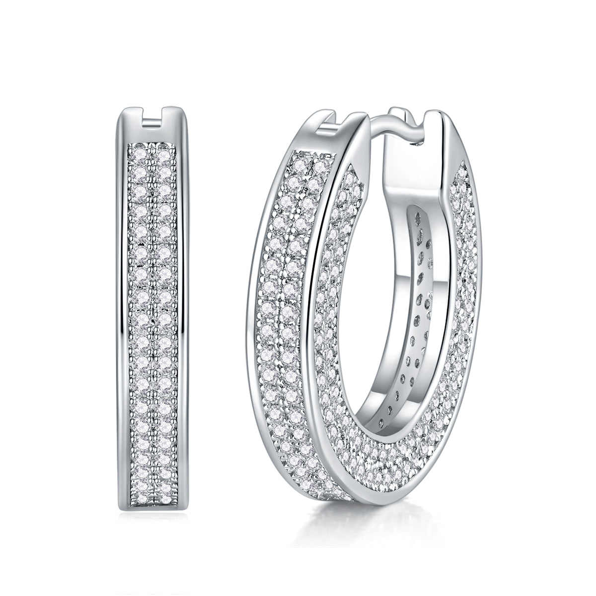 Luxury Moissanite Star Stud Earrings – S925 Silver