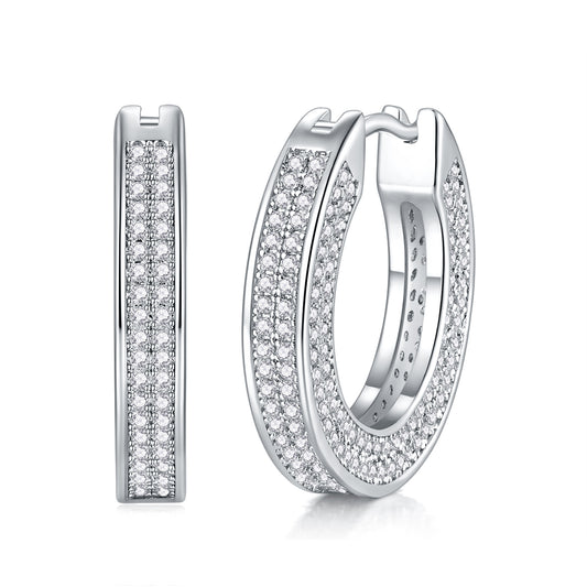 Luxury Moissanite Star Stud Earrings – S925 Silver