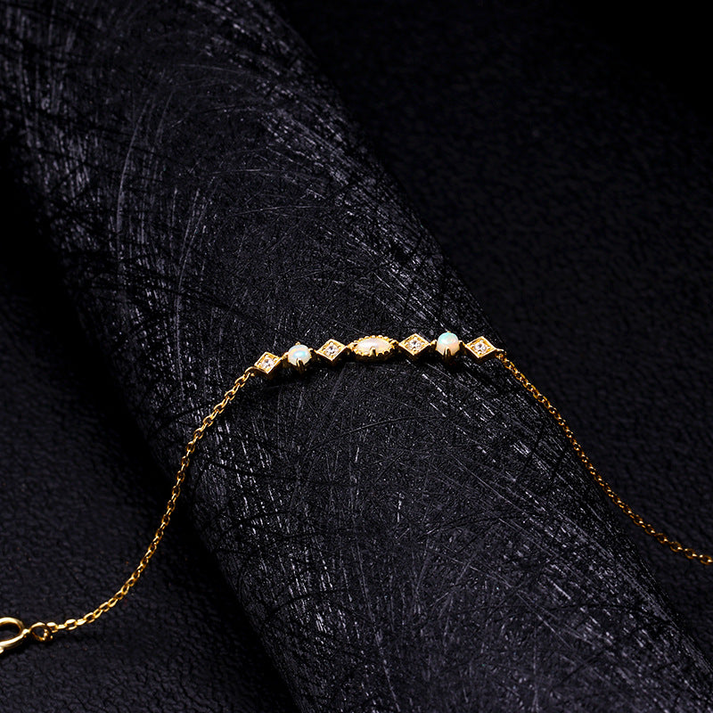 Simple Diamond Australian Treasure Bracelet Lady
