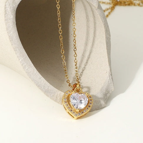 Exquisite Gold Stainless Steel Wedding Jewelry Set for Women