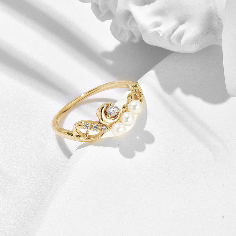 Natural Freshwater Pearl Finger Ring