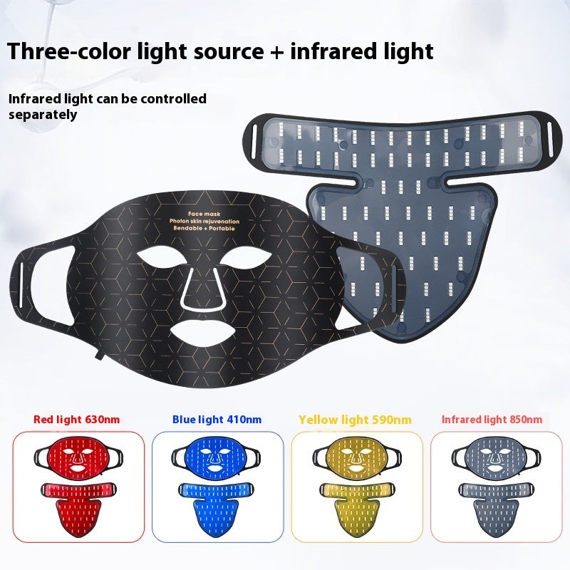 LED Light Therapy Mask Collagen boosting Red light Blue light Therapy