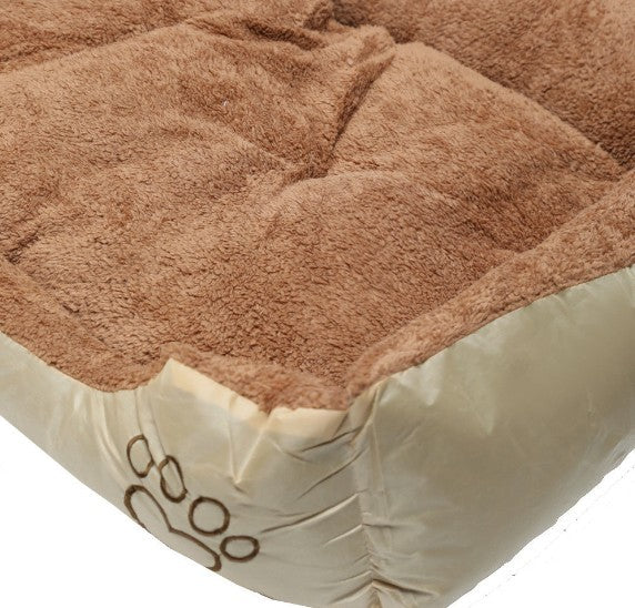 Luxury Plush Orthopedic Dog Bed – Soft Lamb Wool Pet Nest with Oxford Base (L / XL / XXL)