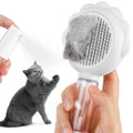 Cat Brushes For Indoor Cats With Release Button Cat Brush For Shedding Massage Grooming Self Cleaning Slicker Brush For Dogs Cats Pet Brush Comb For Long Short Hair Cats Remove Loose Fur