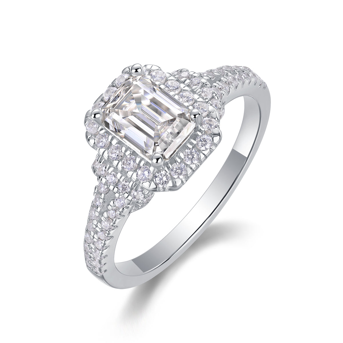 Luxury Moissanite Dream Ring – S925 Silver