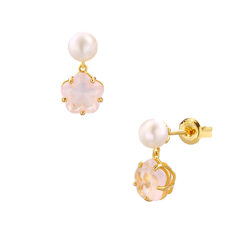 Anti Allergic Natural Crystal Earrings